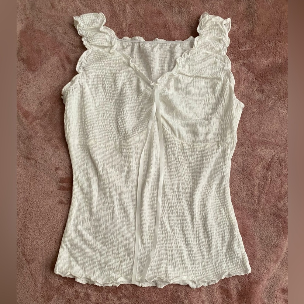 NWOT 3 Small SHEIN Blouses White, Black, and Blue / you get ALL THREE!!